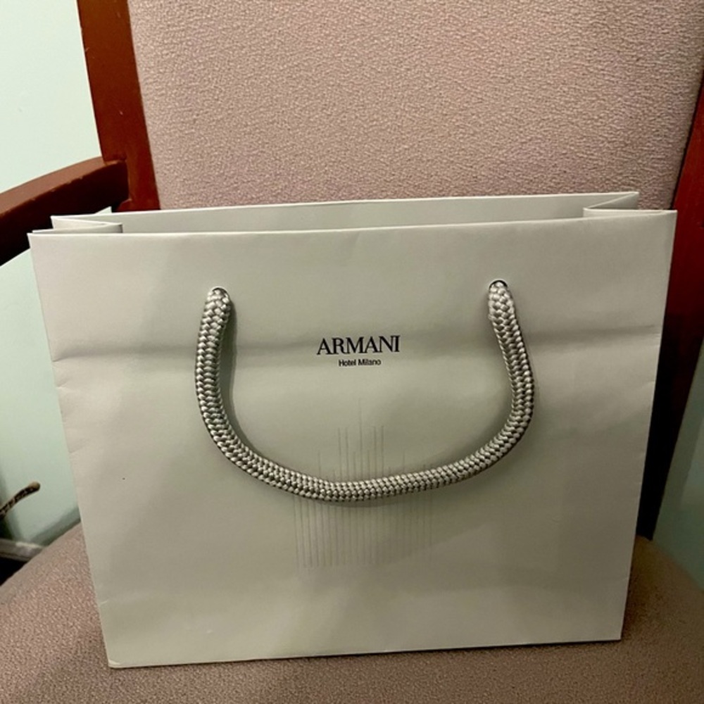 Genuine ARMANI Hotel Milano Small Shopping Bag